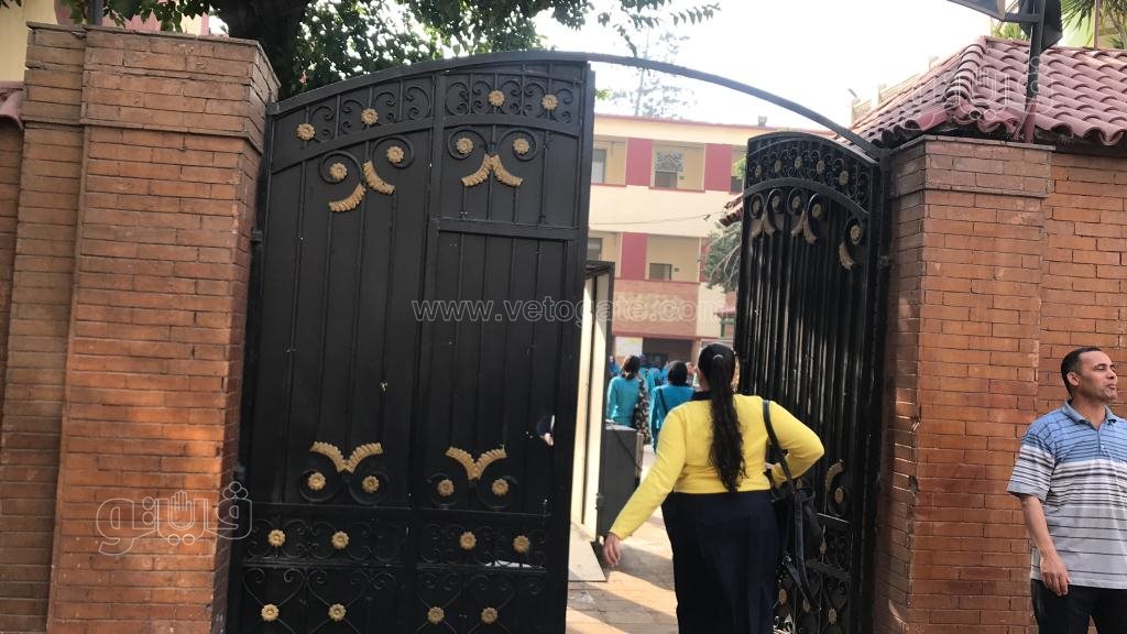 دخول طالبات أولى ثانوي للجان لأداء امتحان اللغة الأجنبية الثانية بالجيزة (2)