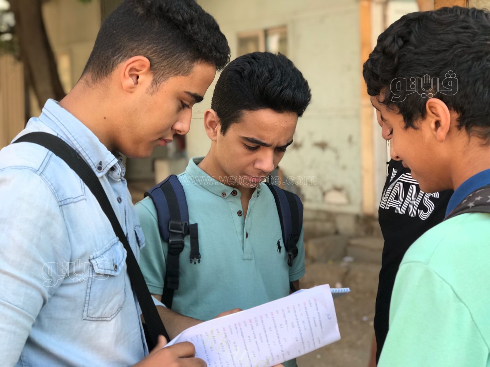 توافد طلاب الشهادة الإعدادية بالجيزة (1)