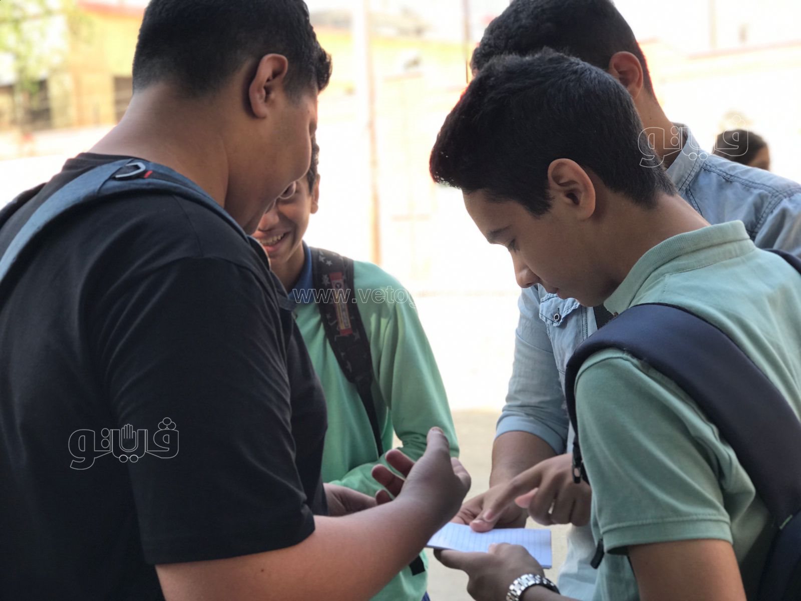 توافد طلاب الشهادة الإعدادية بالجيزة (3)