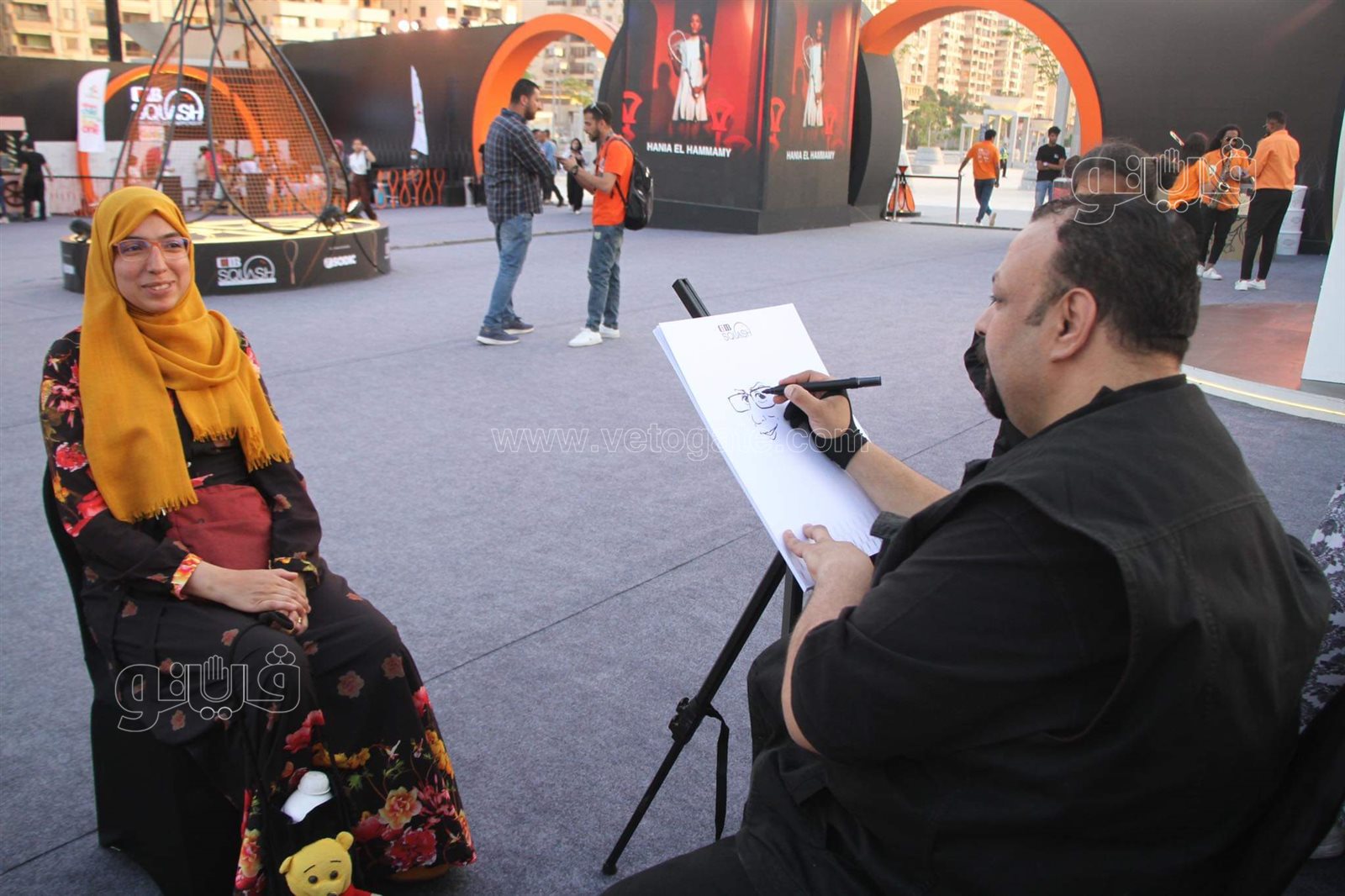 انطلاق بطولة العالم للاسكواش بمتحف القومي للحضارة (1)