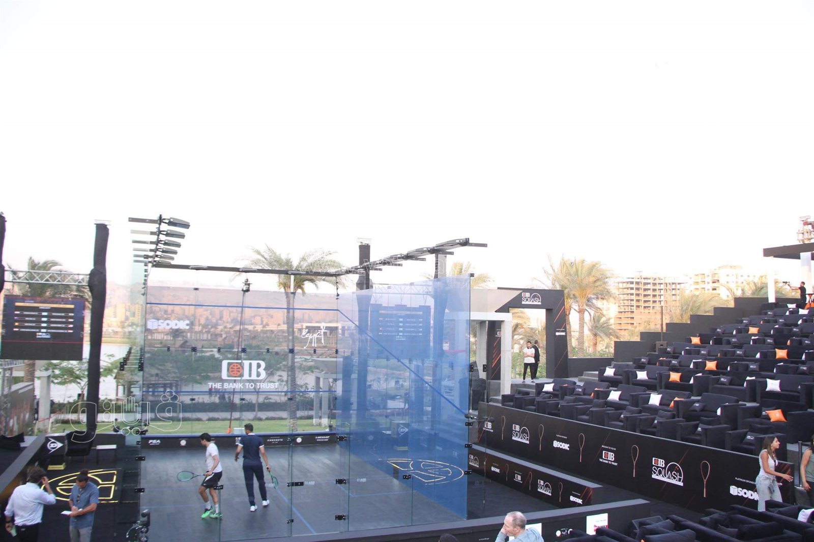 انطلاق بطولة العالم للاسكواش بمتحف القومي للحضارة (6)