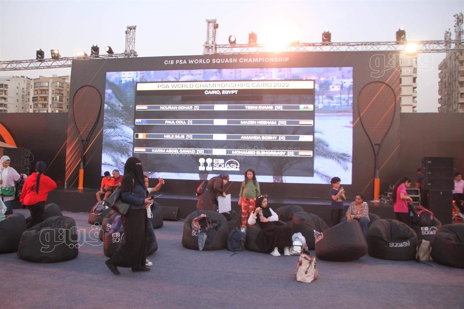 انطلاق بطولة العالم للاسكواش بمتحف القومي للحضارة (8)