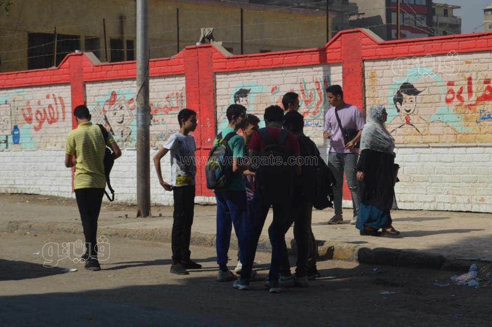 طلاب الشهادة الإعدادية بالجيزة5