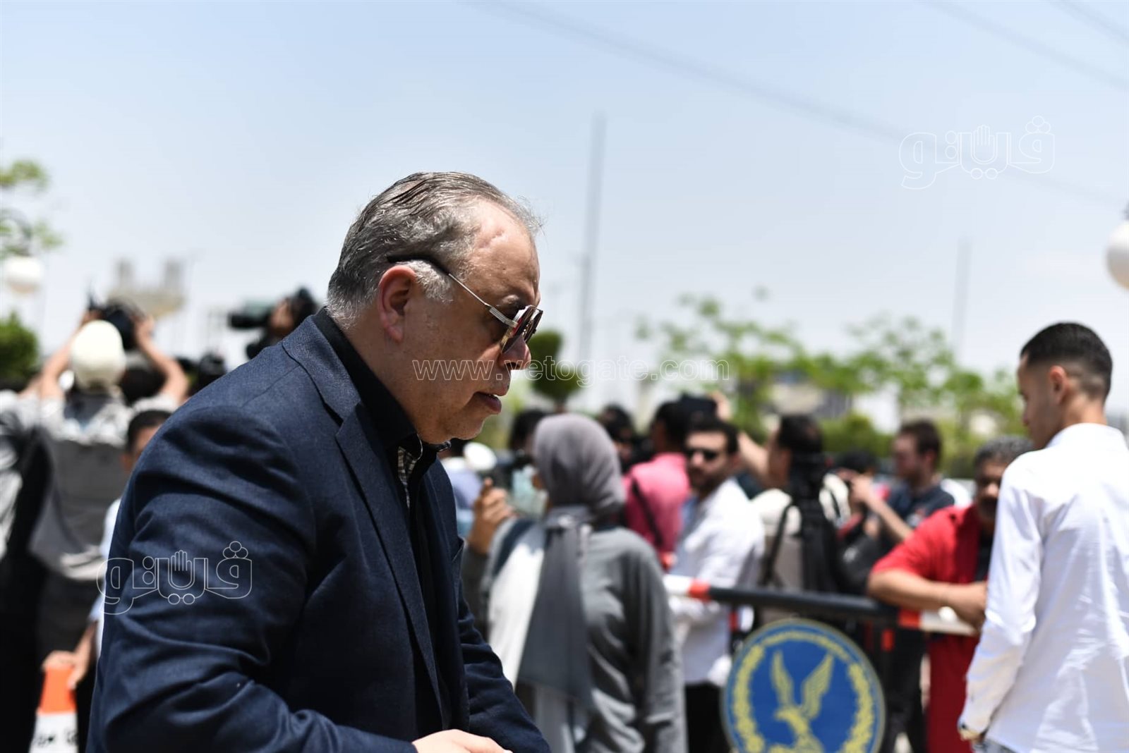 سميرة أحمد وميرفت أمين وأشرف زكي في جنازة سمير صبري (3)