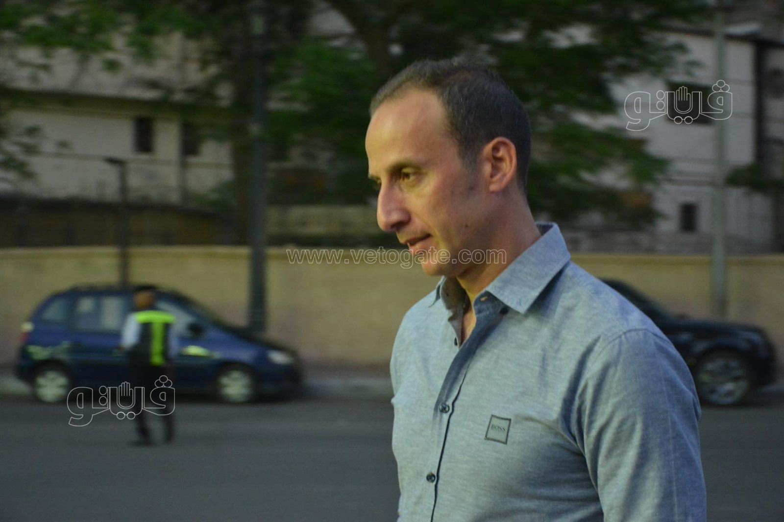 حسن حمدي وحسام غالي وشوبير في عزاء والد محمد سراج (10)