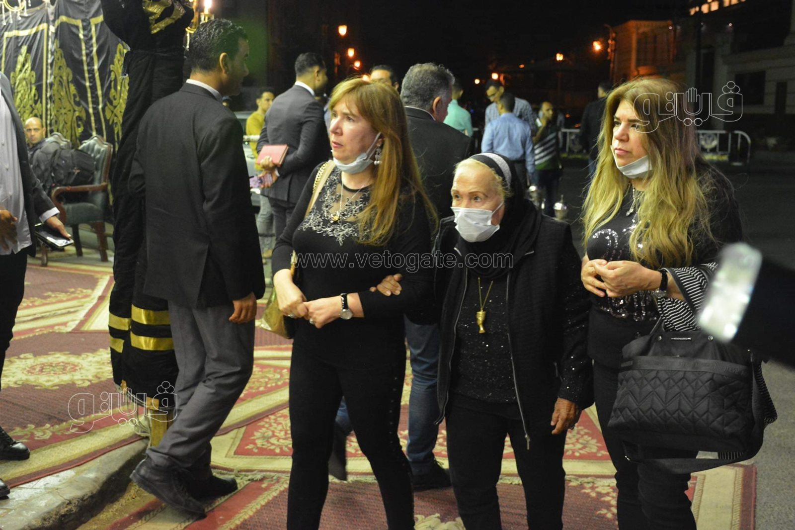 احمد دياب والدرندلى وخالد بيبو يشاركون في عزاء والد محمد سراج (5)