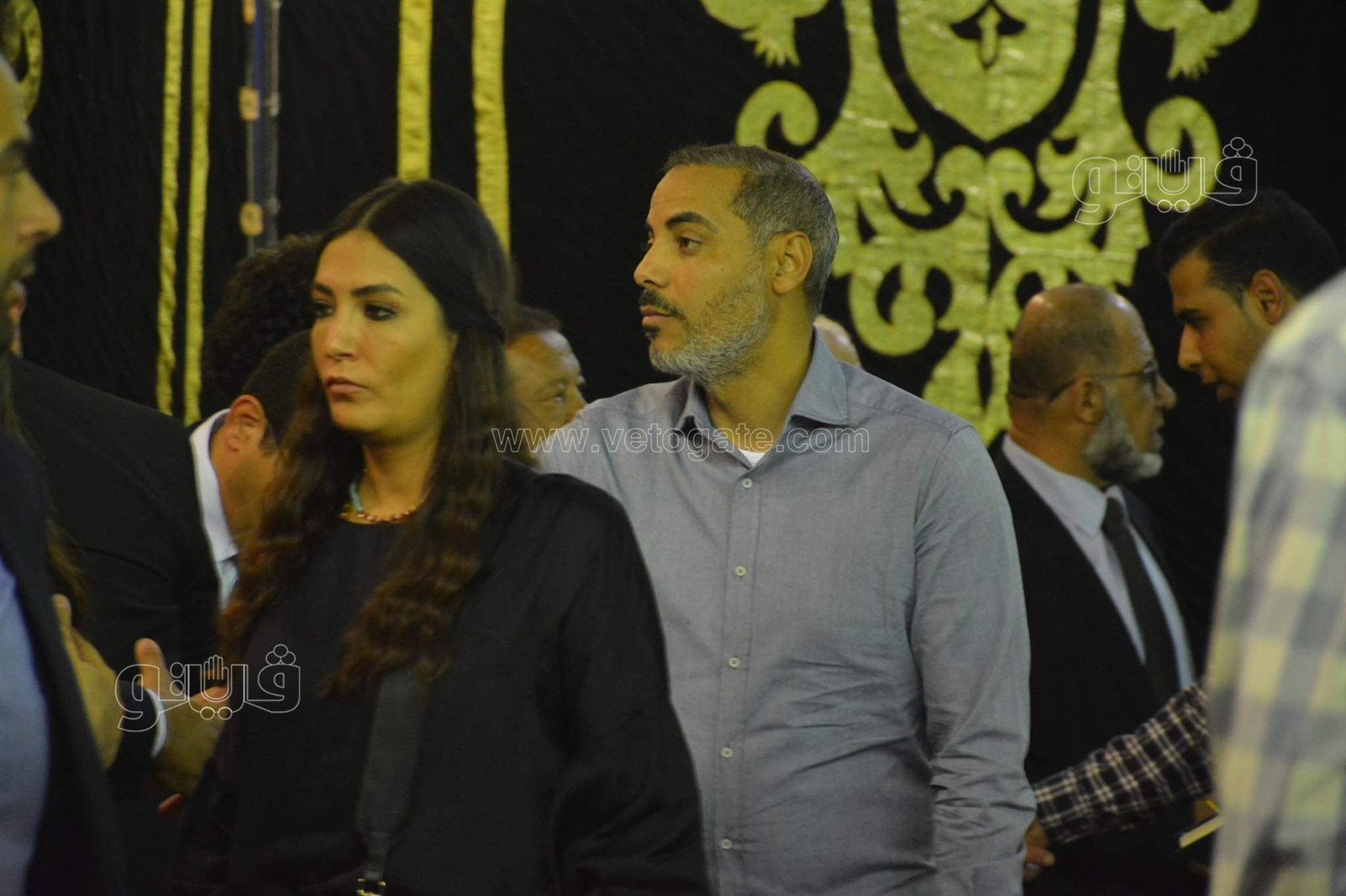 احمد دياب والدرندلى وخالد بيبو يشاركون في عزاء والد محمد سراج (11)