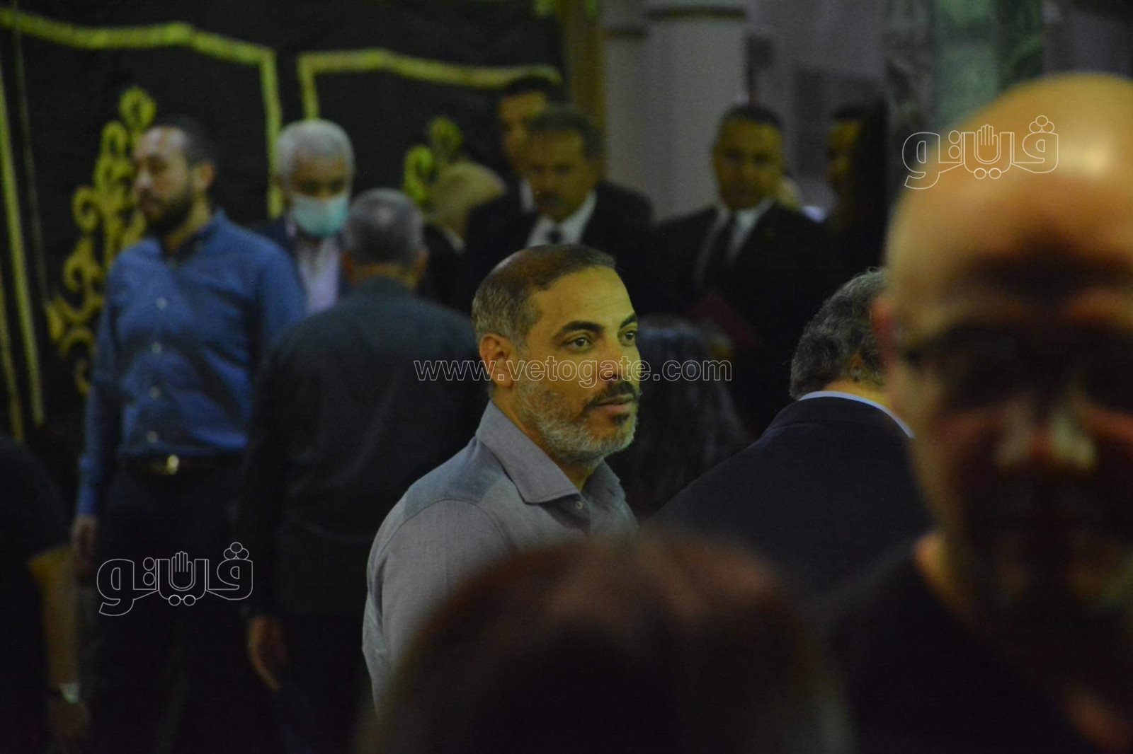 احمد دياب والدرندلى وخالد بيبو يشاركون في عزاء والد محمد سراج (14)