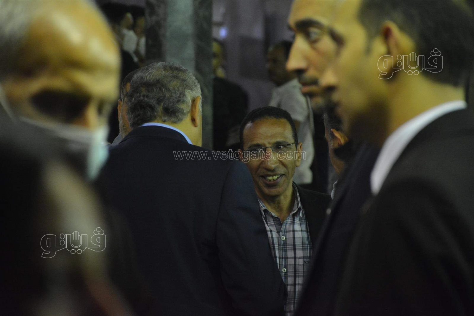 احمد دياب والدرندلى وخالد بيبو يشاركون في عزاء والد محمد سراج (15)