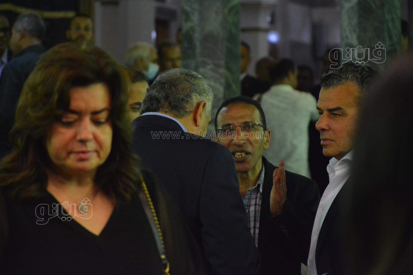 احمد دياب والدرندلى وخالد بيبو يشاركون في عزاء والد محمد سراج (21)