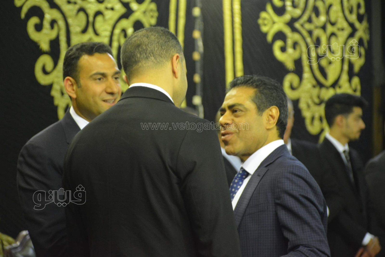 احمد دياب والدرندلى وخالد بيبو يشاركون في عزاء والد محمد سراج (26)