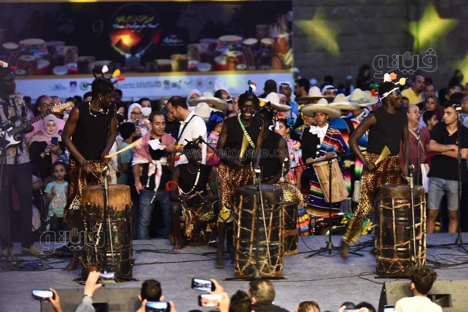 ليلة فنية ساحرة بمهرجان الطبول على مسرح سور القاهرة (1)
