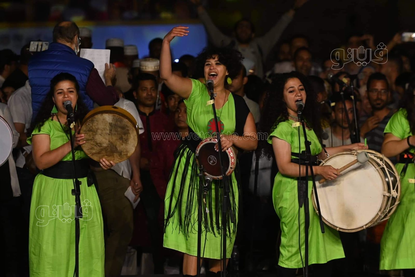 ليلة فنية ساحرة بمهرجان الطبول على مسرح سور القاهرة (8)