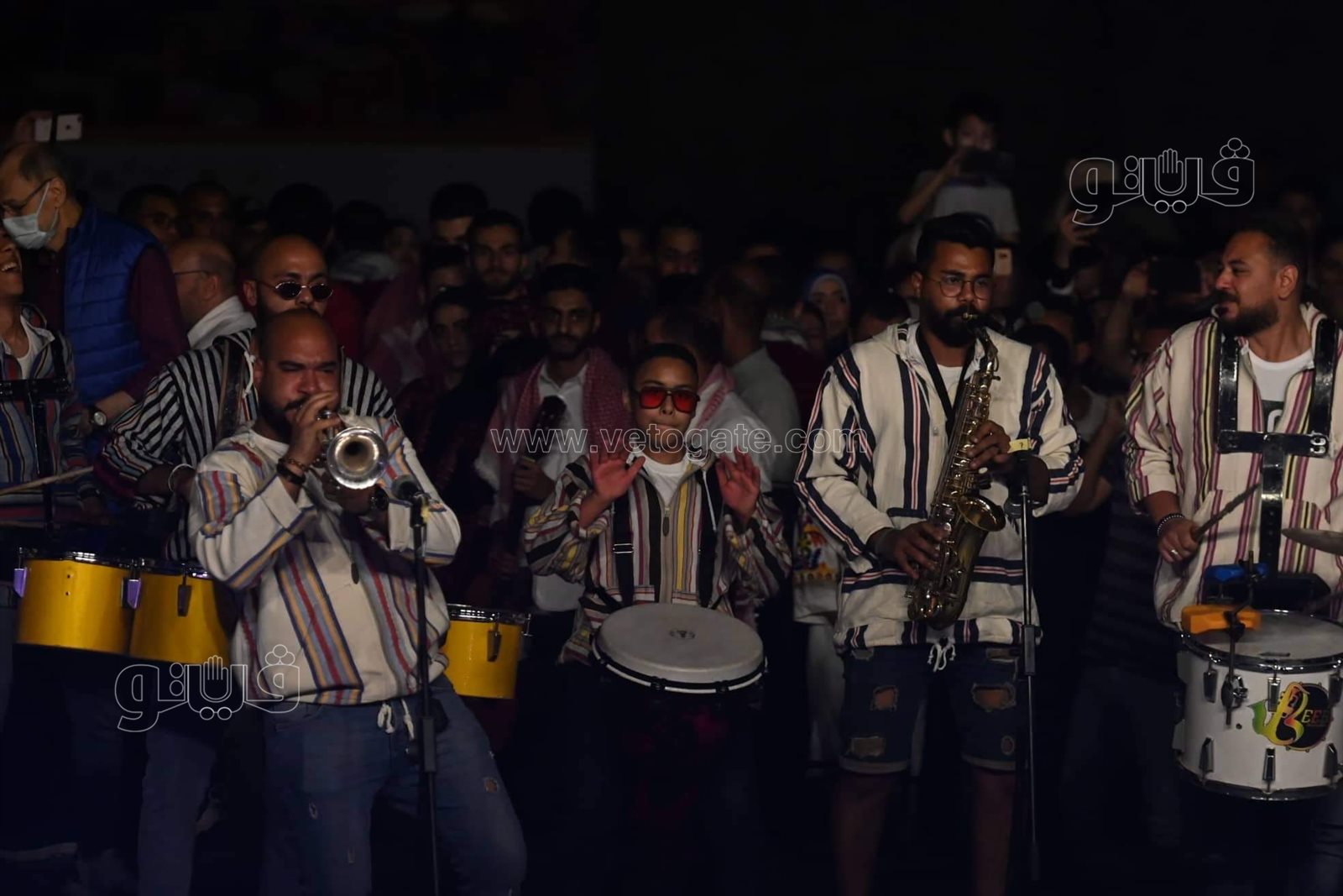 ليلة فنية ساحرة بمهرجان الطبول على مسرح سور القاهرة (12)