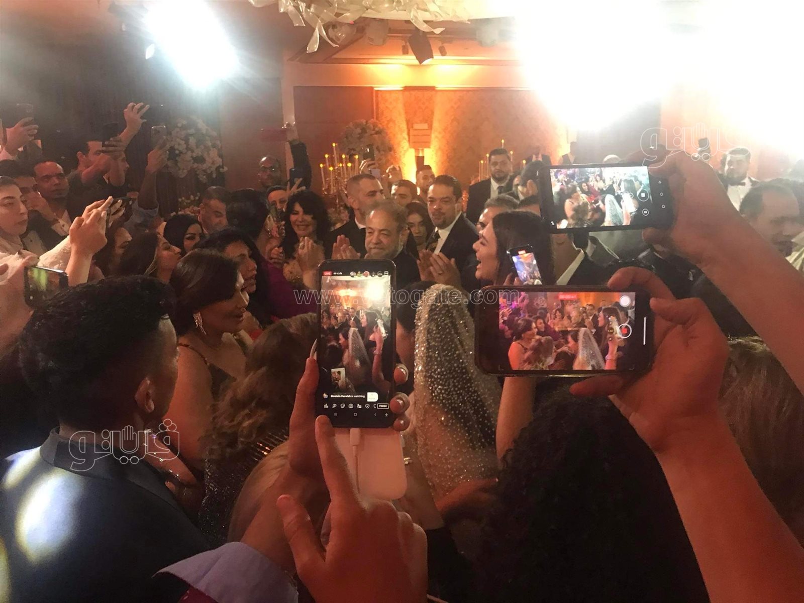 حفل زفاف بوسي بحضور نجوم الفن (8)