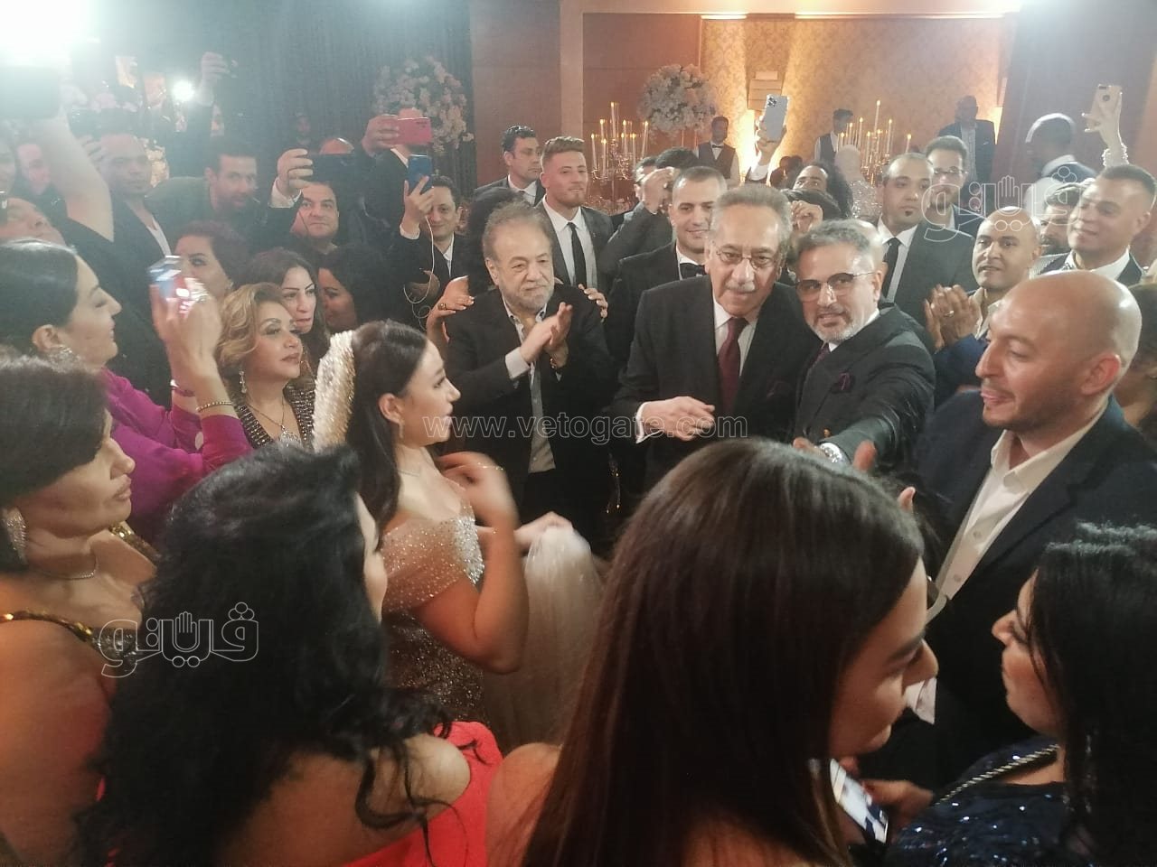 حفل زفاف بوسي بحضور نجوم الفن (12)