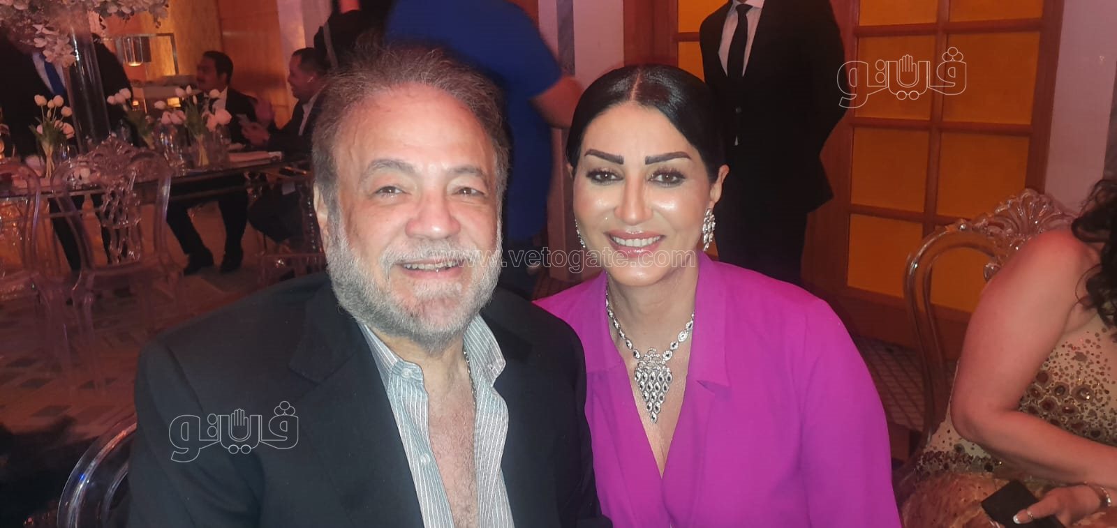 حفل زفاف بوسي بحضور نجوم الفن (13)