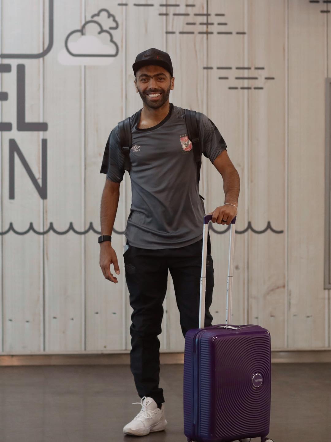 بعثة الأهلي تصل إلى مطار القاهرة للسفر إلى المغرب  (11)