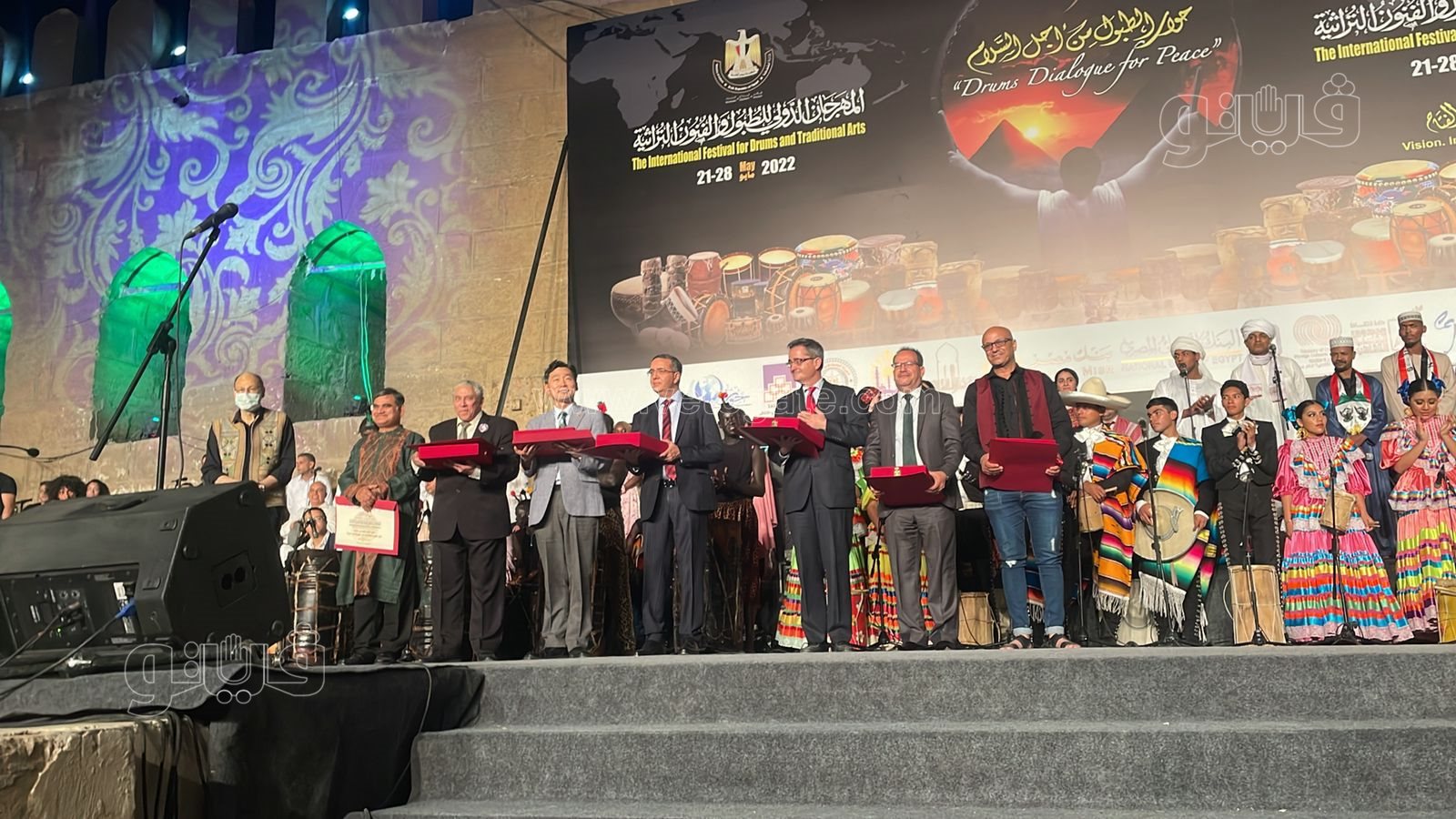 تكريمات خاصة بختام الدورة التاسعة للمهرجان الدولي للطبول (1)