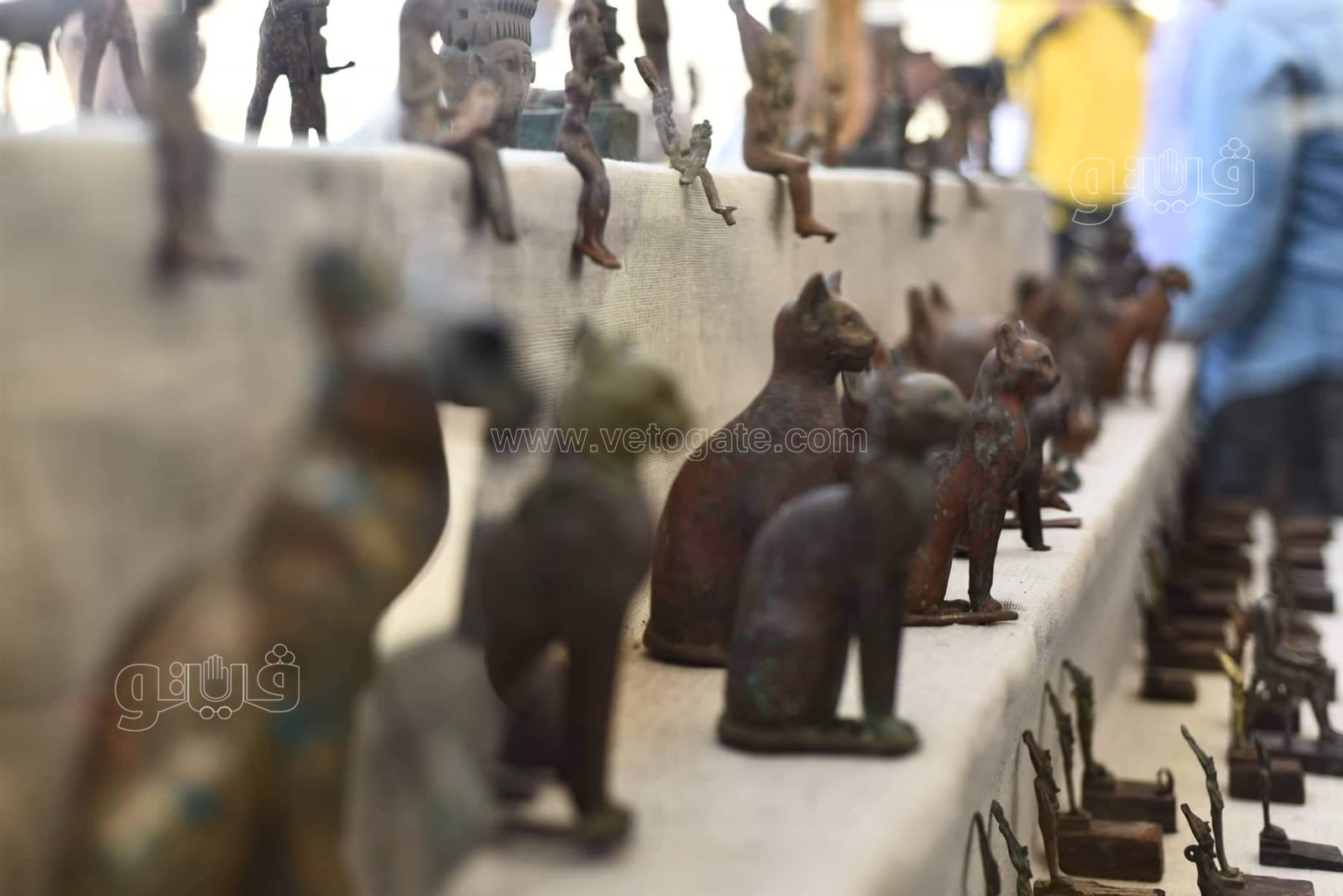 خبيئة تماثيل برونزية بسقارة (2)