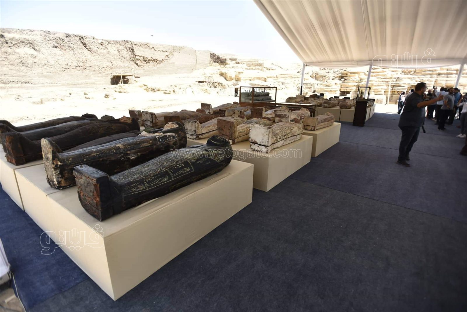 خبيئة تماثيل برونزية بسقارة (5)