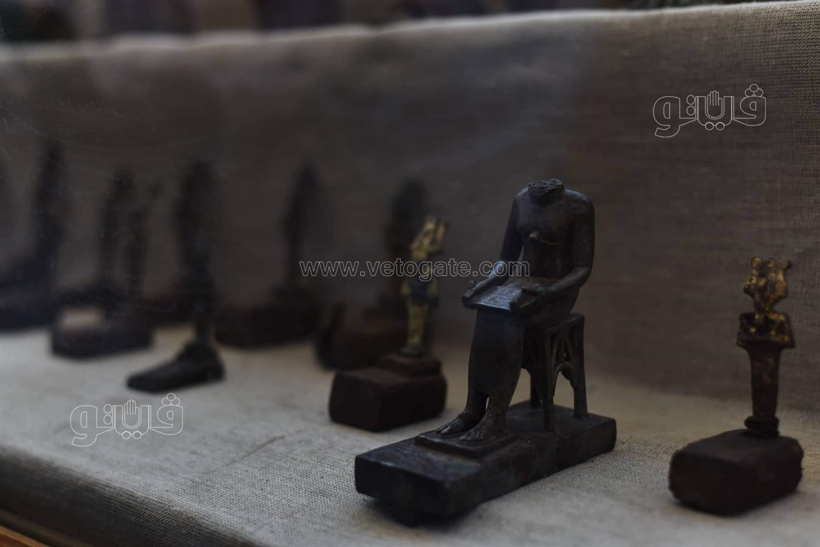 خبيئة تماثيل برونزية بسقارة (6)