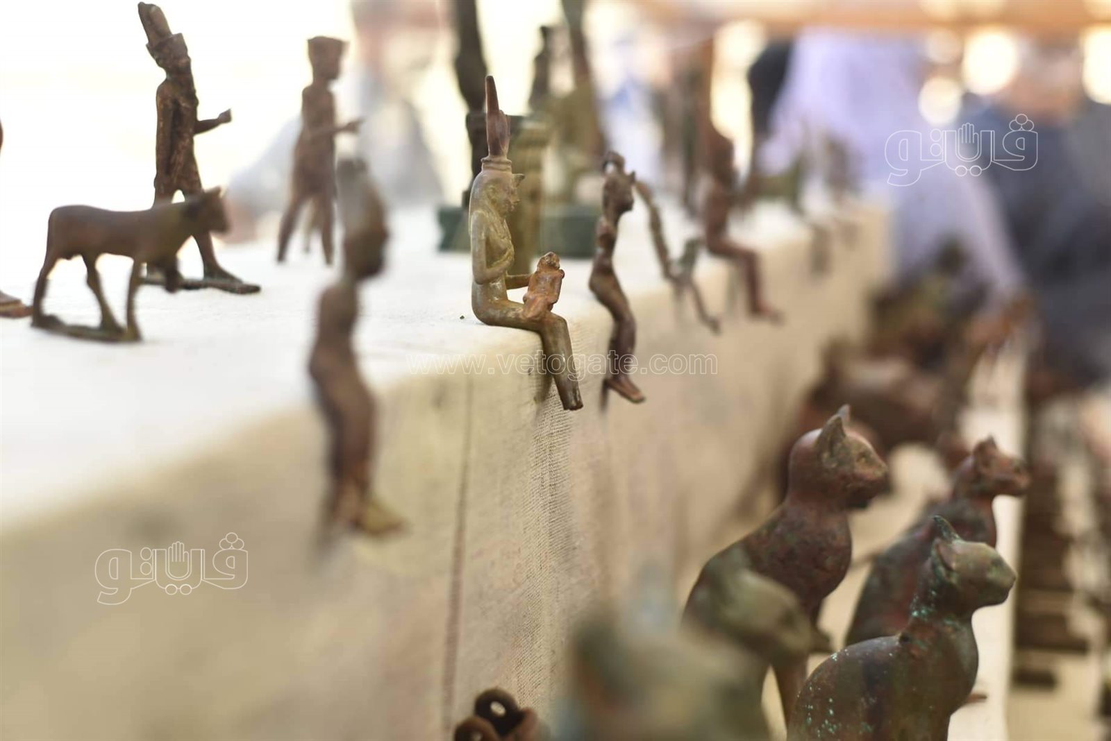 خبيئة تماثيل برونزية بسقارة (9)