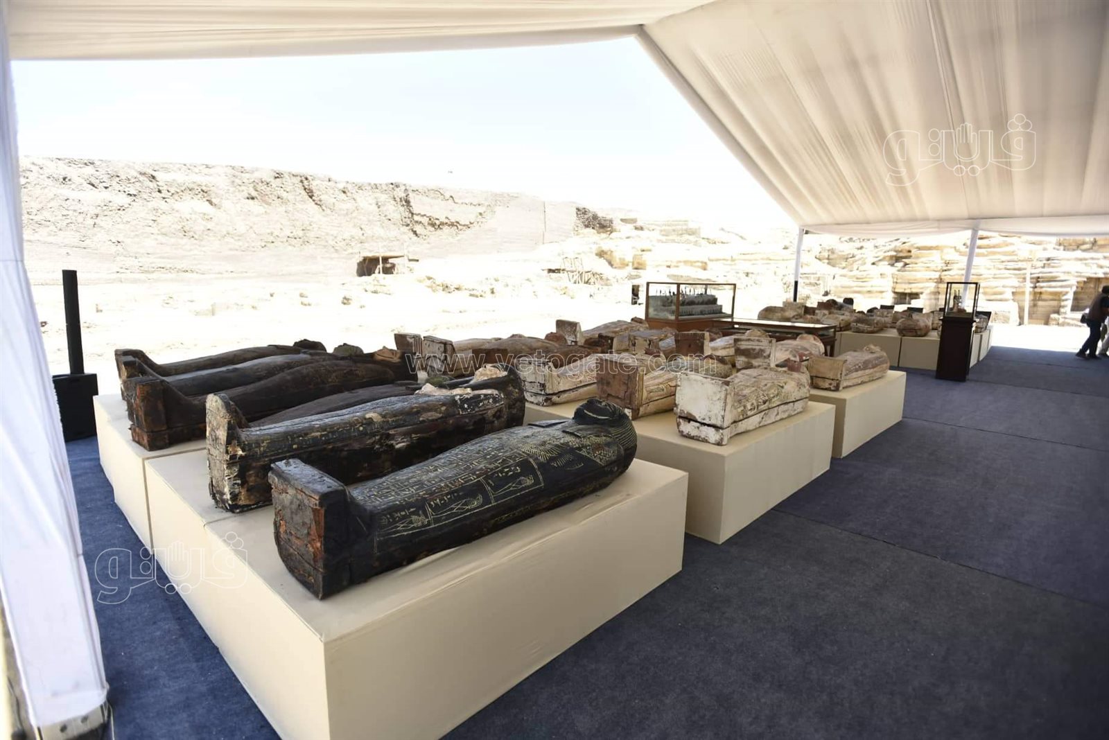 خبيئة تماثيل برونزية بسقارة (12)