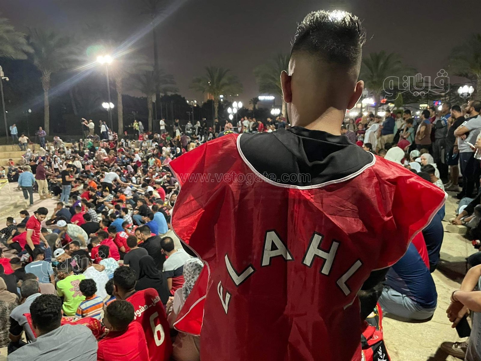 جماهير الأهلي بمركز شباب الجزير (7)