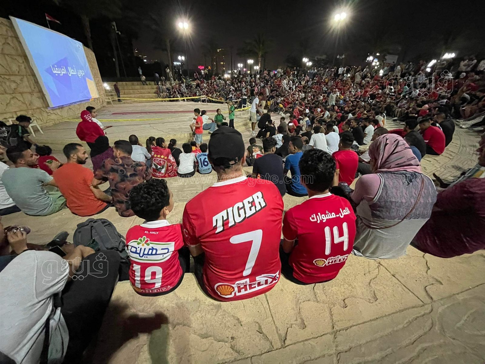 جماهير الأهلي بمركز شباب الجزير (10)