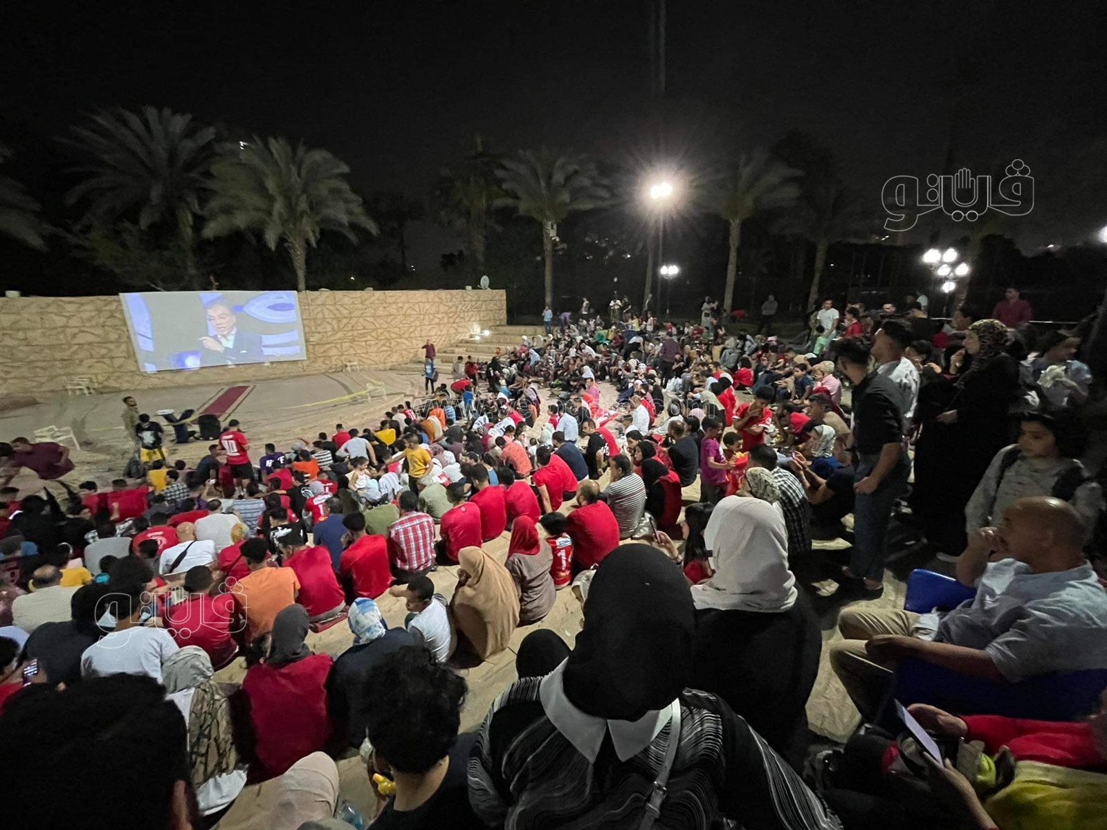 جماهير الأهلي بمركز شباب الجزير (12)