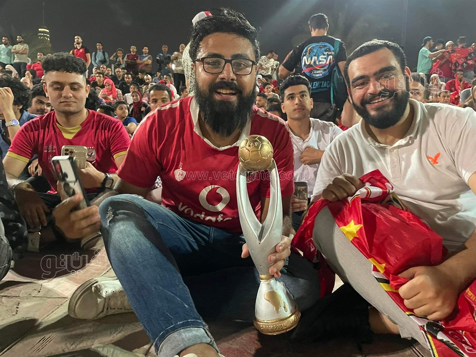 جماهير الأهلي بمركز شباب الجزير (15)