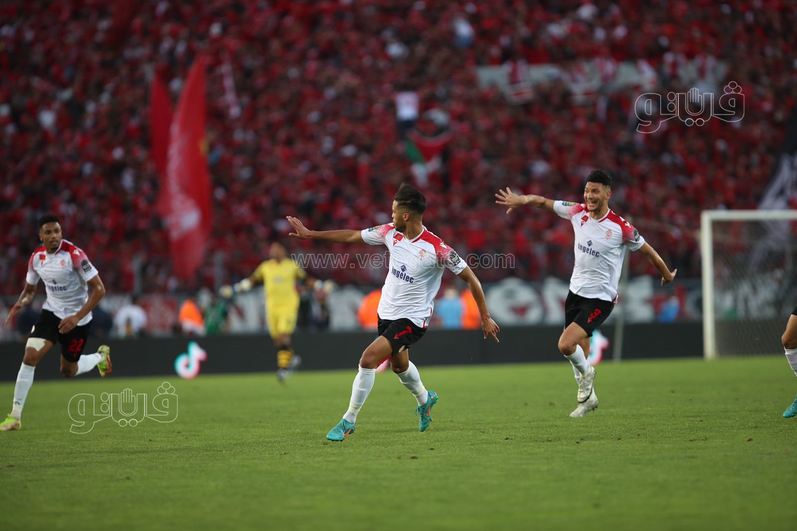 زهير المترجي يسجل الهدف الأول للوداد في مرمى الأهلي (3)