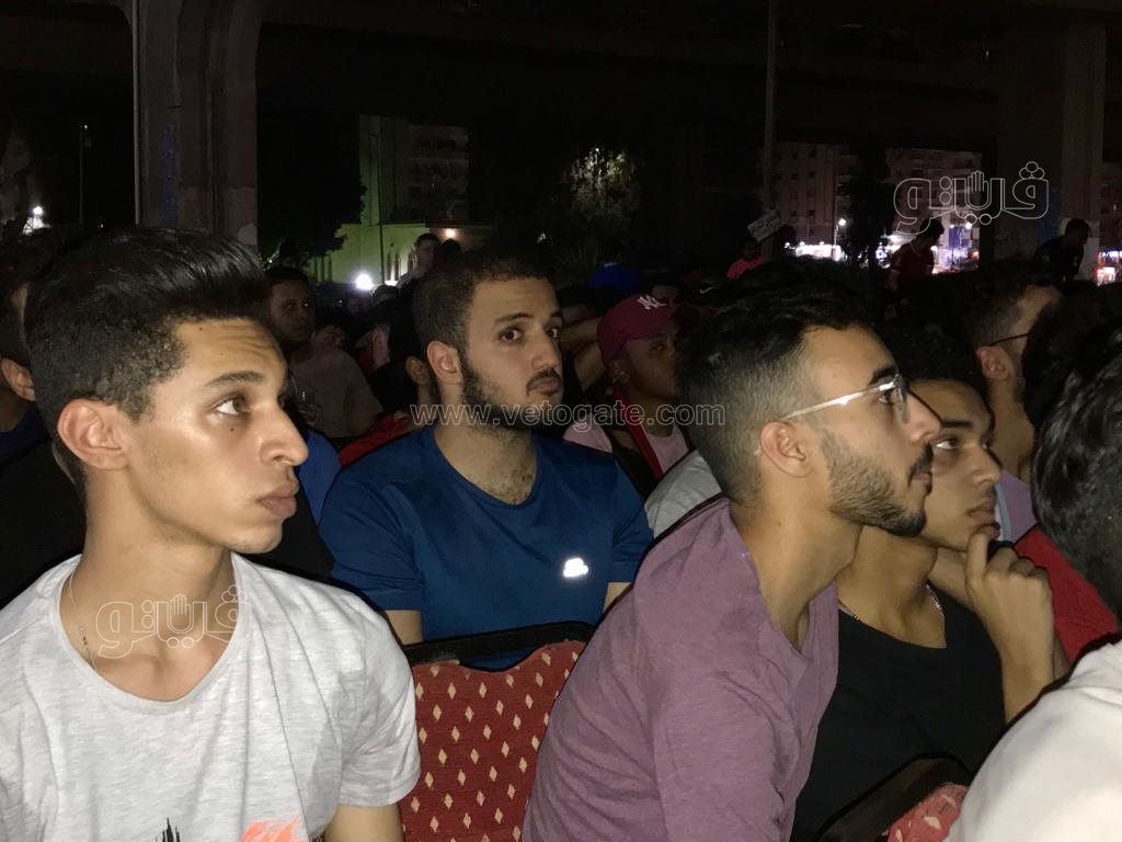 رد فعل جمهور الأهلي بعد الهدف الأول للوداد (2)