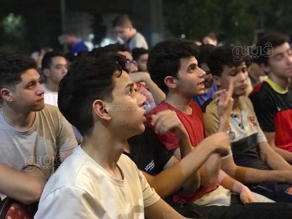 رد فعل جمهور الأهلي بعد الهدف الأول للوداد (3)