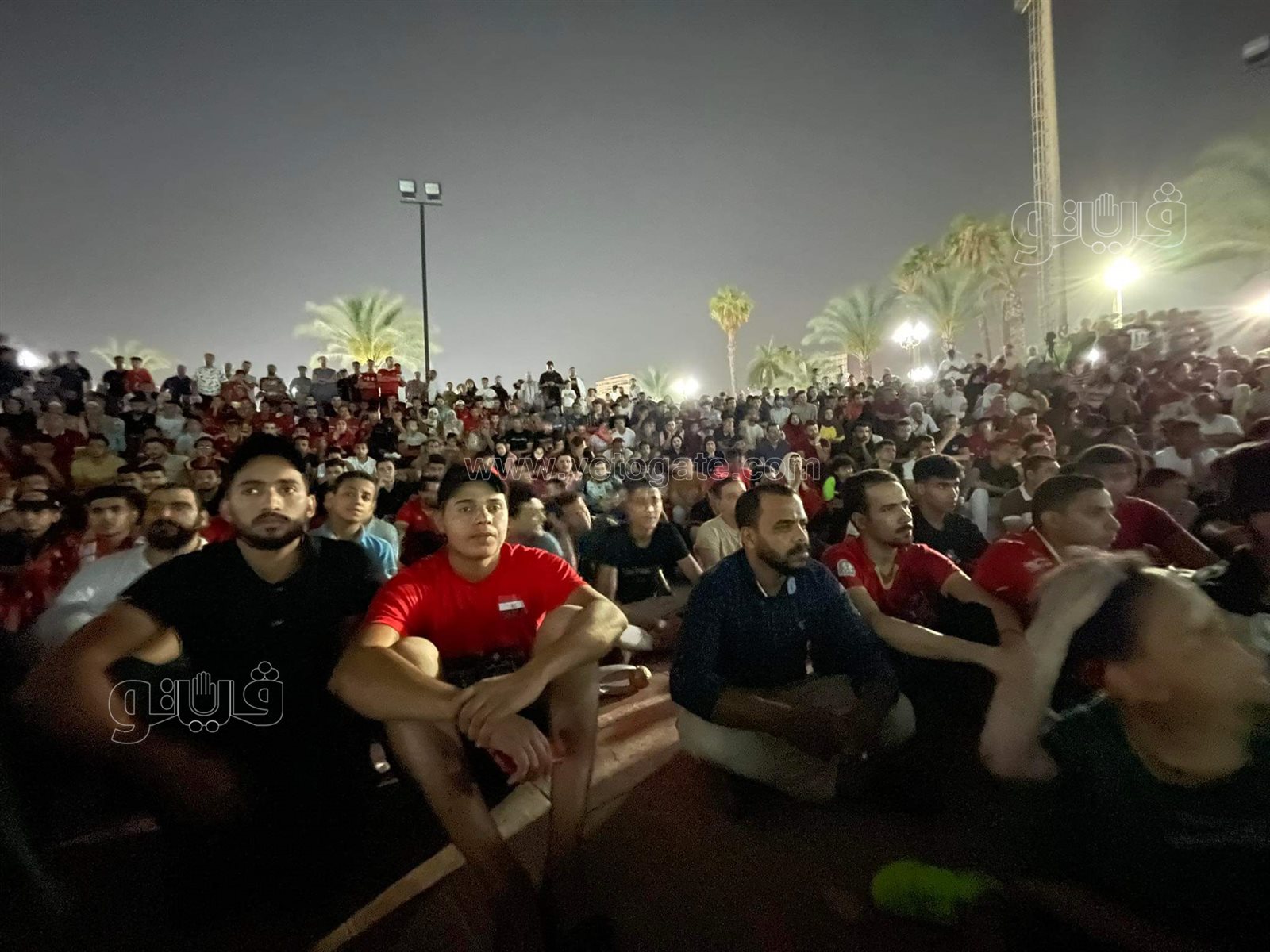 رد فعل جمهور الأهلي بعد الهدف الأول للوداد (5)