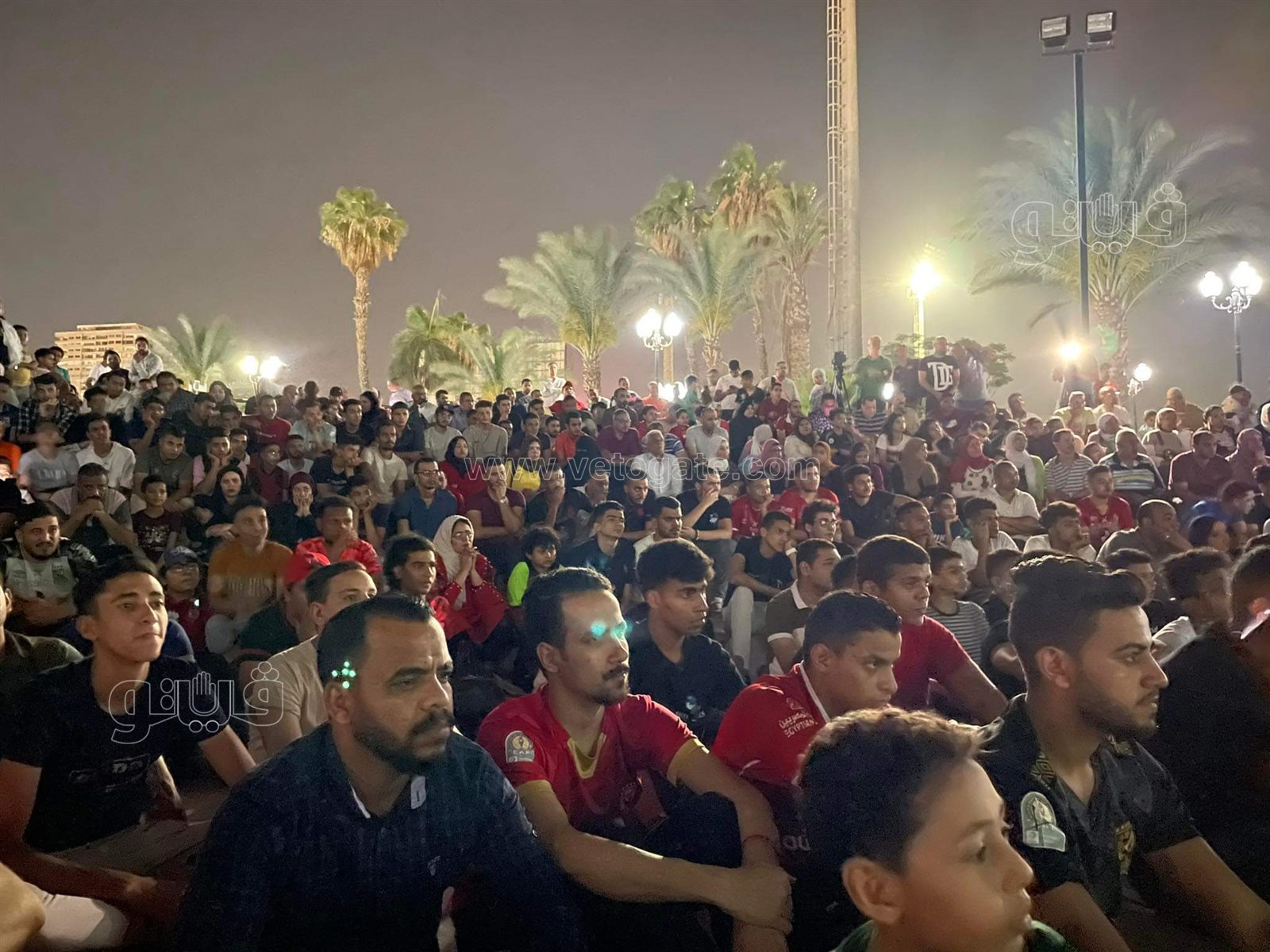 رد فعل جمهور الأهلي بعد الهدف الأول للوداد (6)