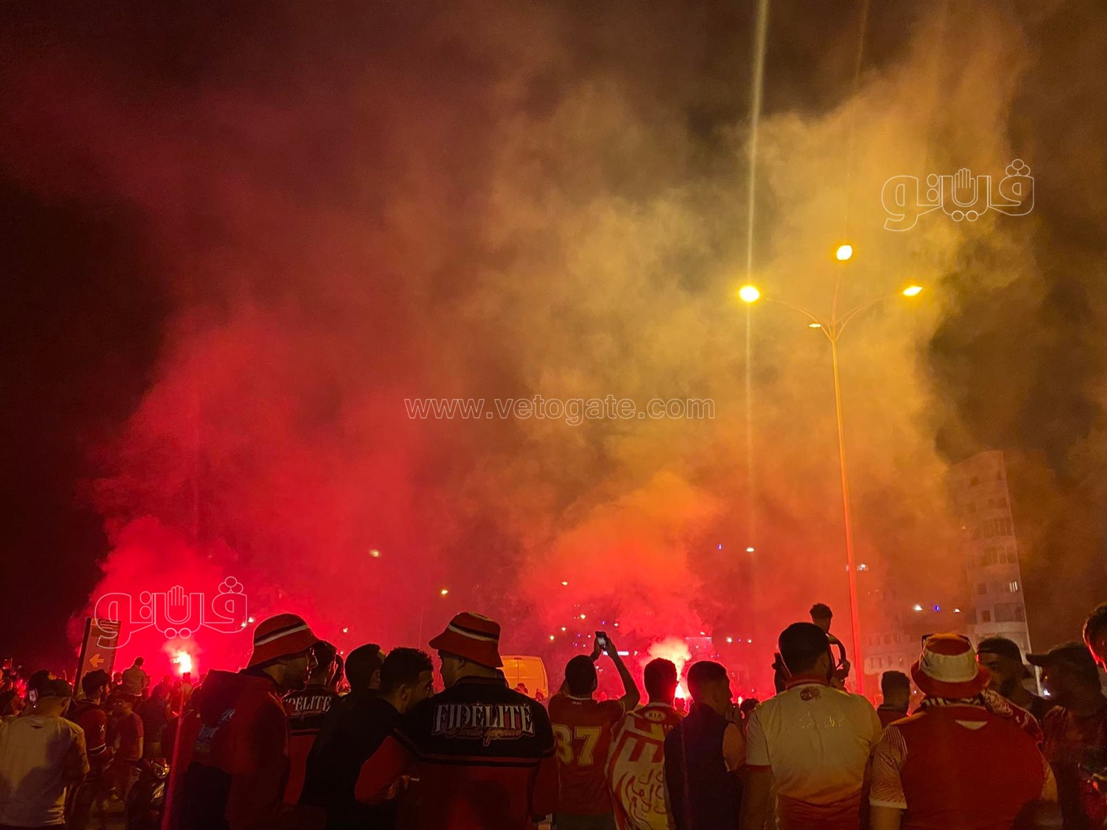 إحتفالات جماهير الوداد (2)