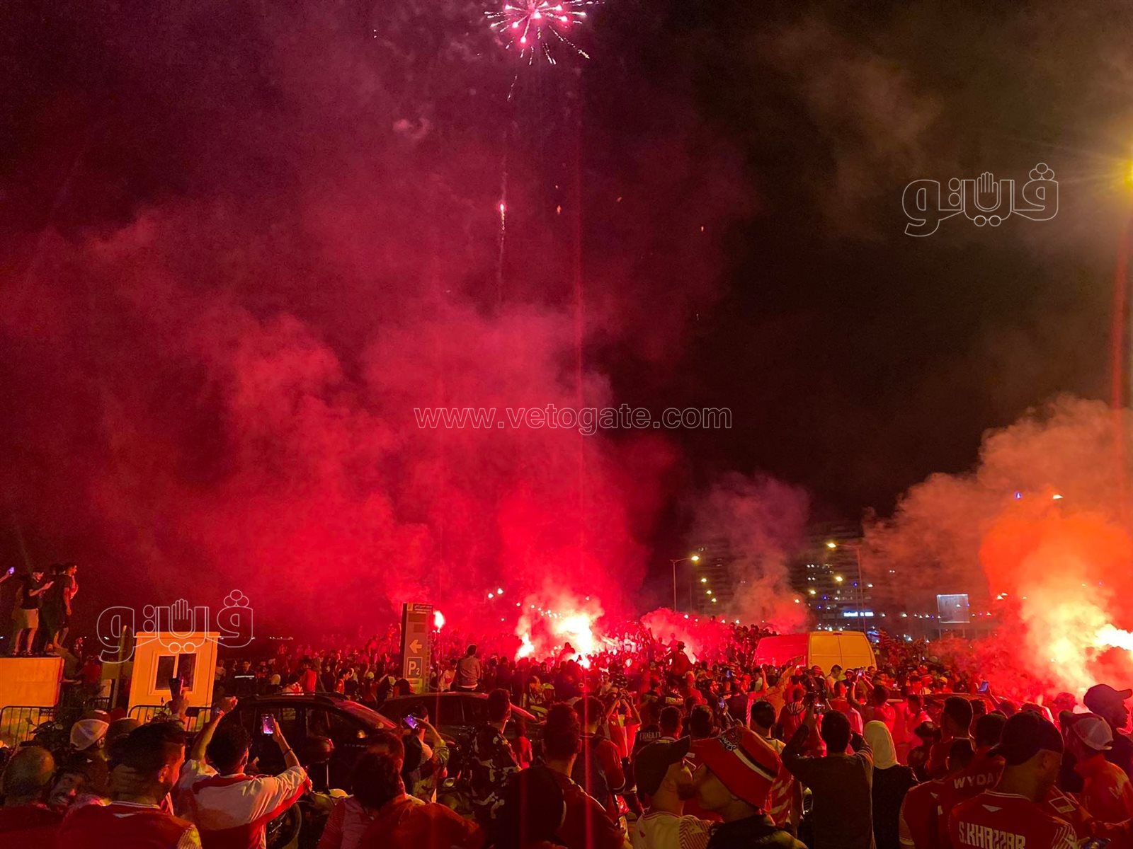 إحتفالات جماهير الوداد (4)