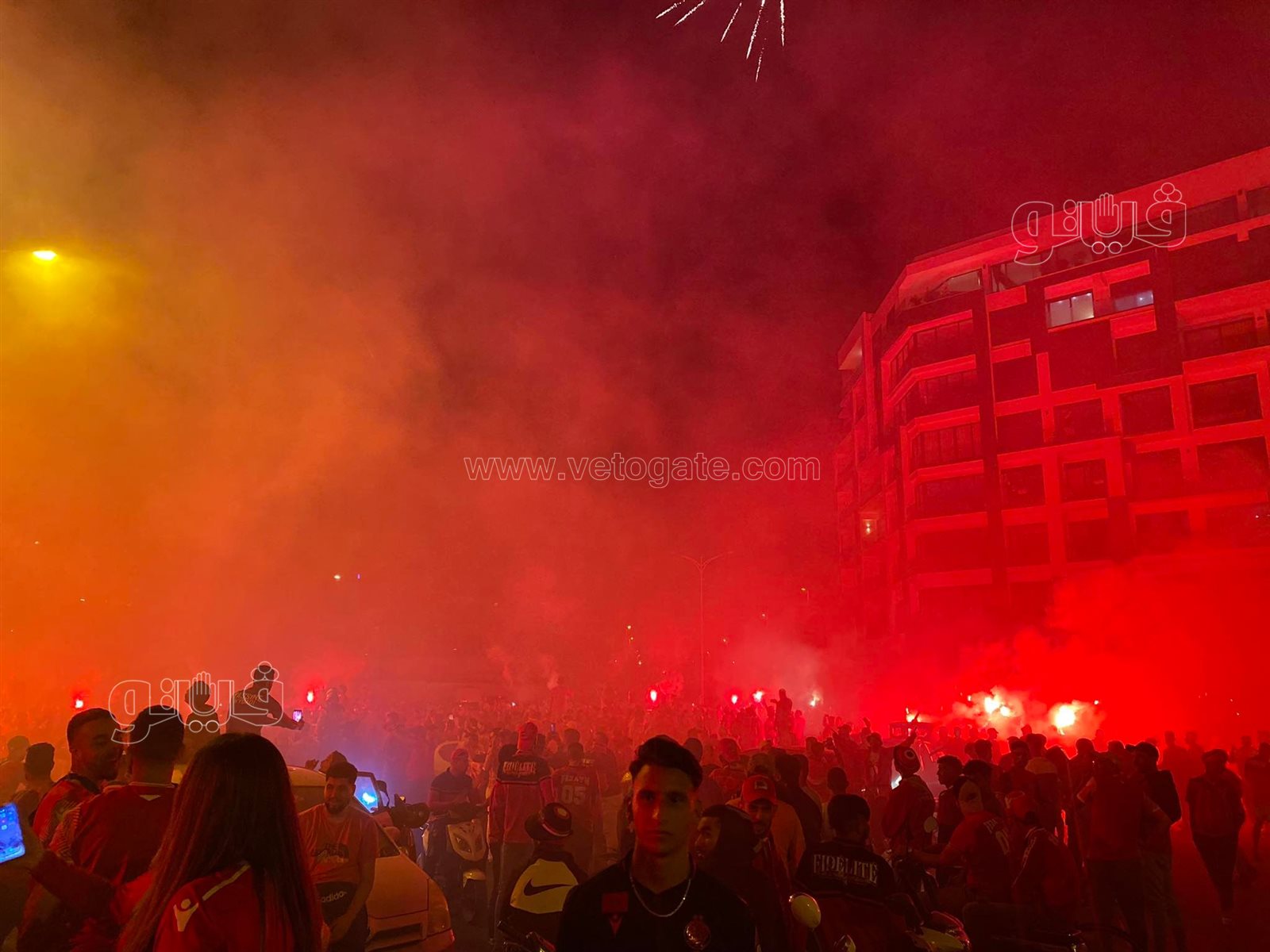 إحتفالات جماهير الوداد (6)