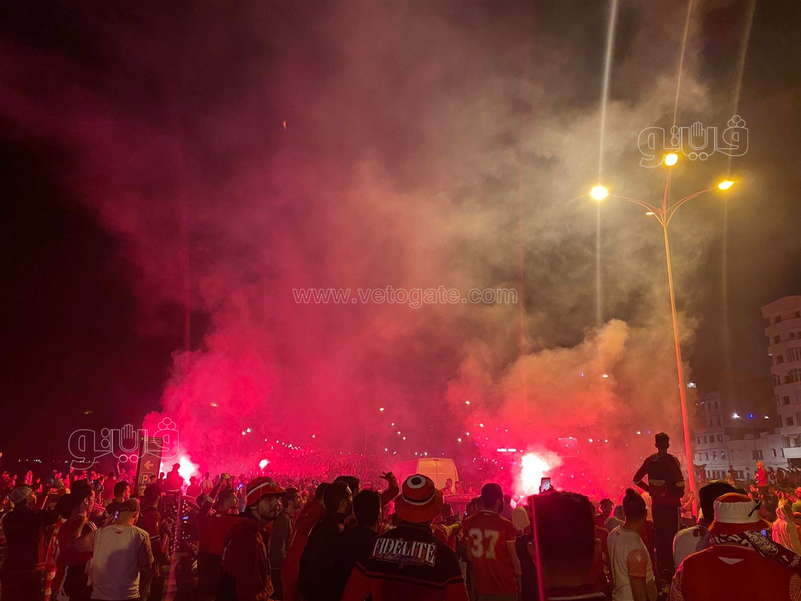 إحتفالات جماهير الوداد (10)