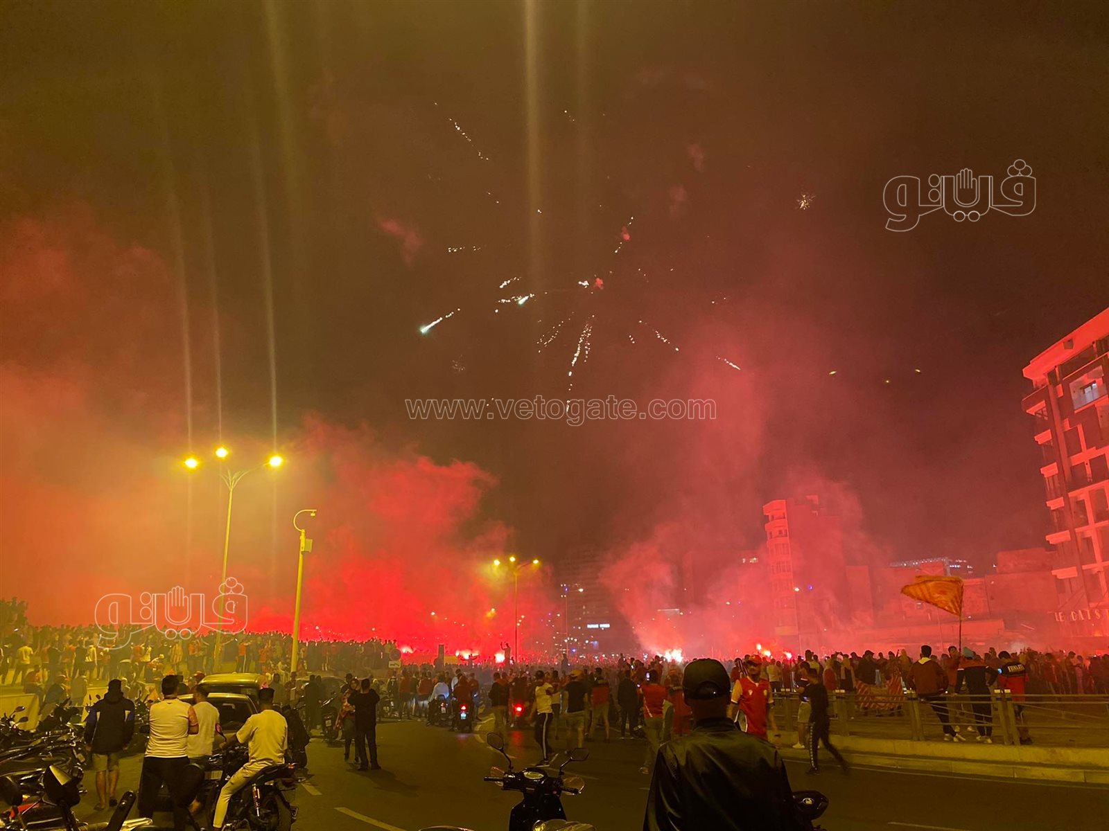 إحتفالات جماهير الوداد (12)