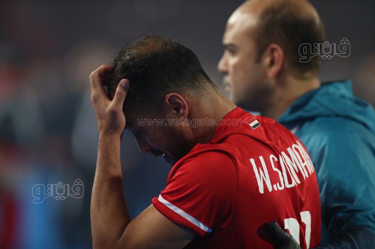 حزن فريق الأهلي بعد الخسارة أمام الوداد (4)