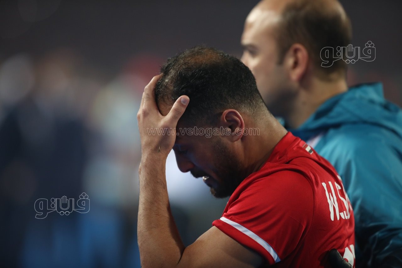 حزن فريق الأهلي بعد الخسارة أمام الوداد (5)