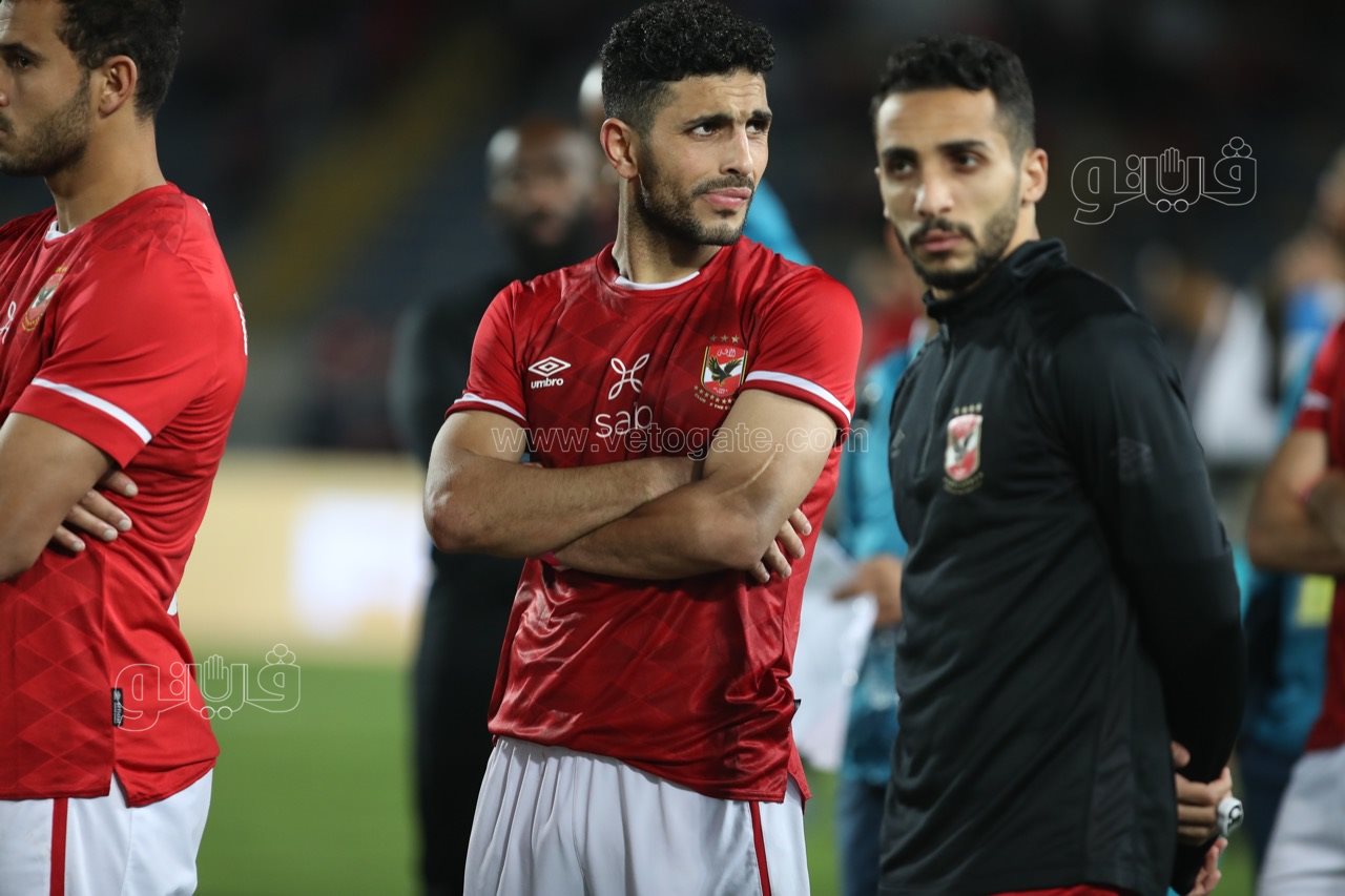 حزن فريق الأهلي بعد الخسارة أمام الوداد (7)
