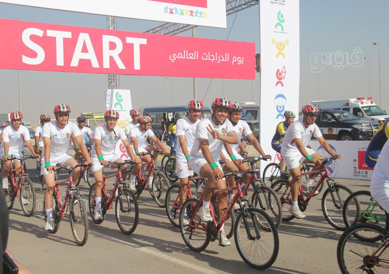 احتفالية باليوم العالمي للدراجات في العاصمة الإدارية (8)