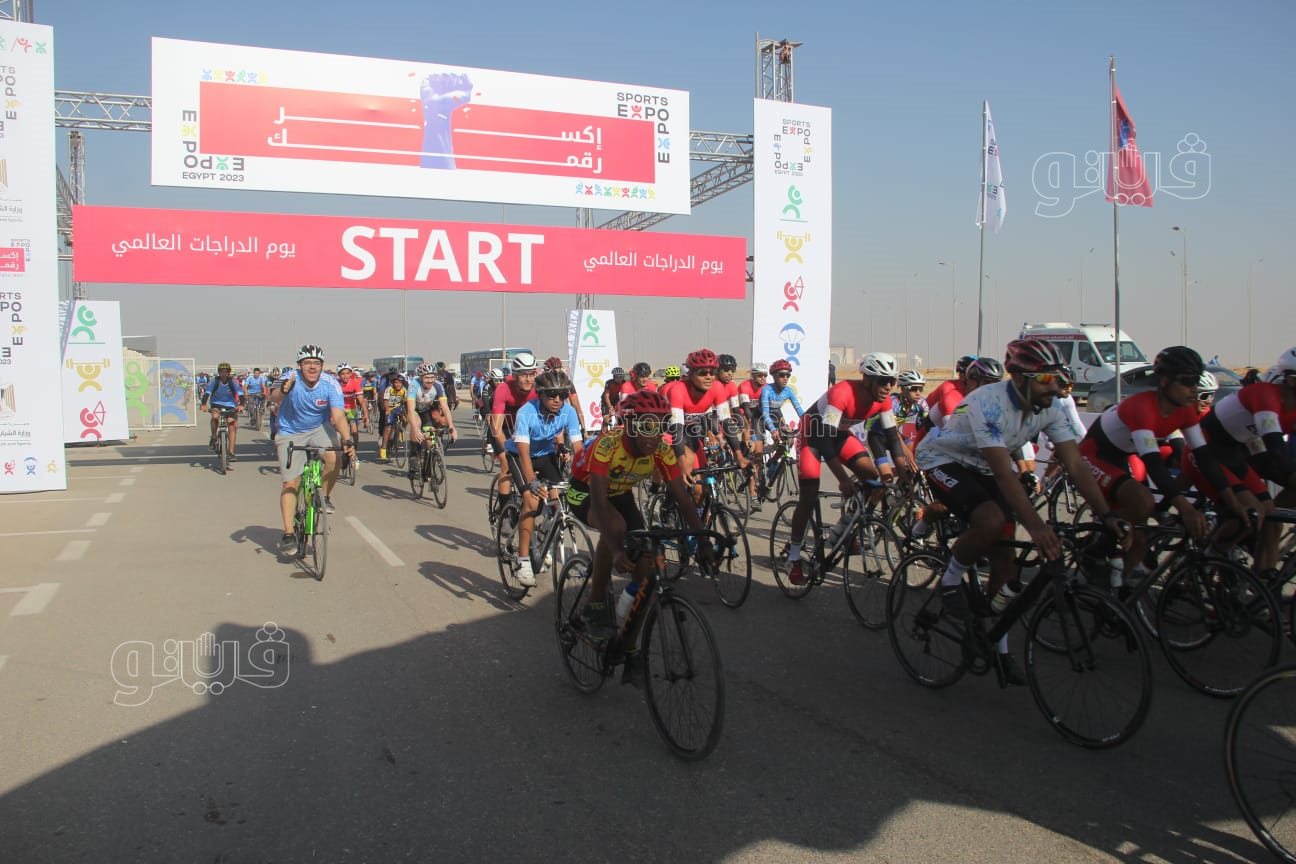 احتفالية باليوم العالمي للدراجات في العاصمة الإدارية (9)