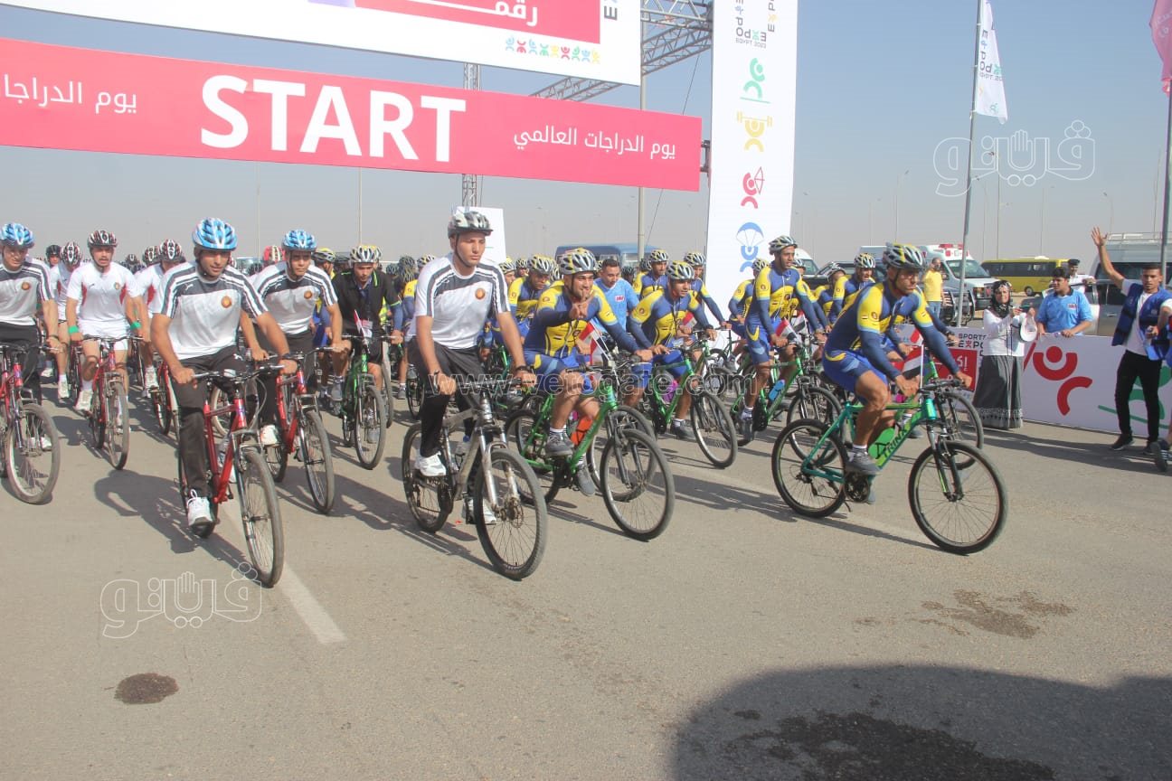 احتفالية باليوم العالمي للدراجات في العاصمة الإدارية (11)