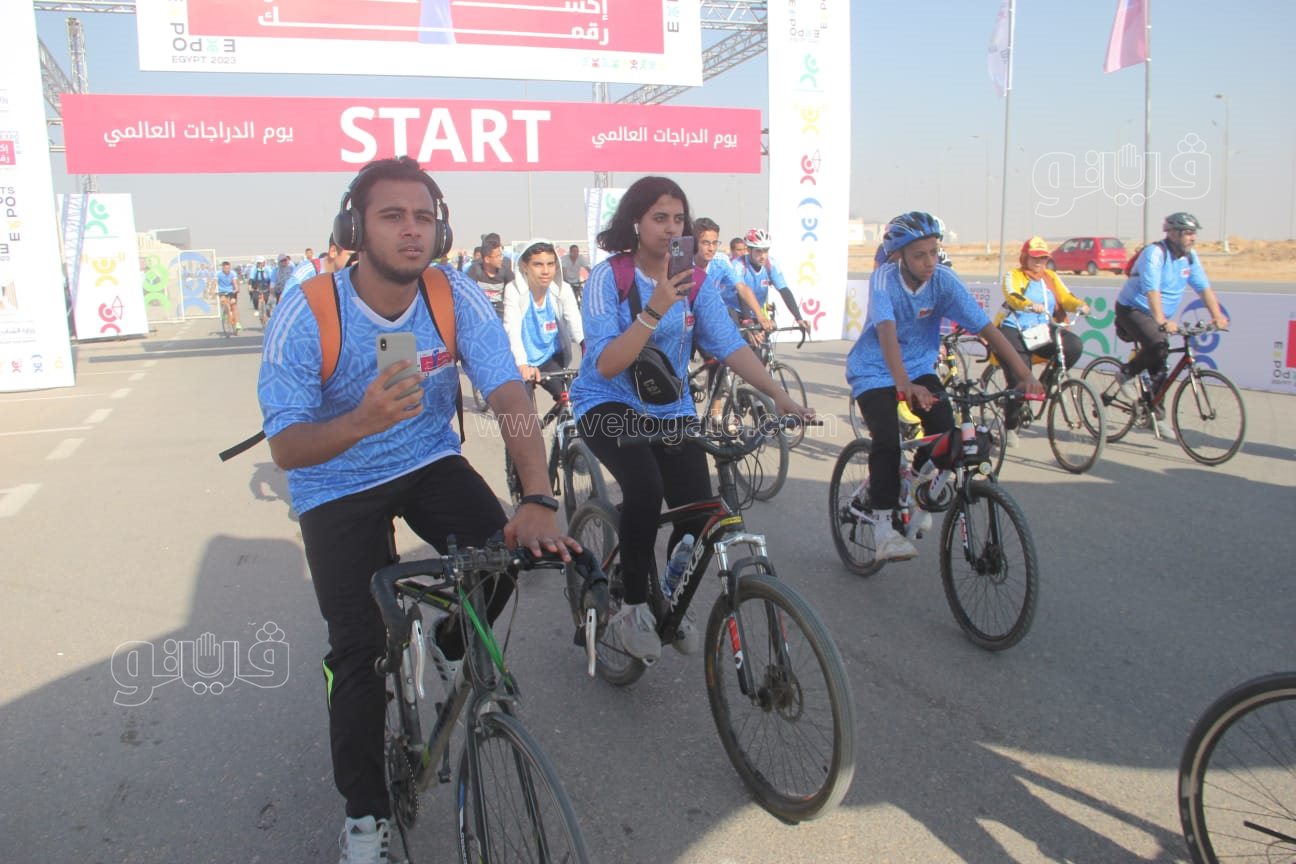 احتفالية باليوم العالمي للدراجات في العاصمة الإدارية (12)