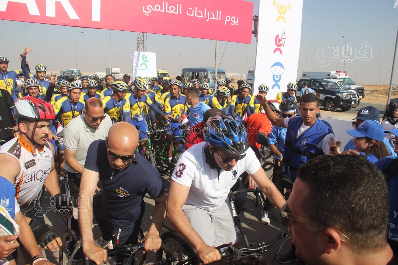 احتفالية باليوم العالمي للدراجات في العاصمة الإدارية (16)